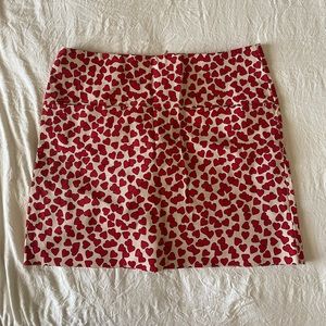 H&M heart pattern skirt